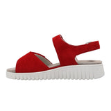 Semler damesandal - Rød - Seniorshop