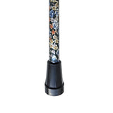 Stok med justerbar højde - Liberty blomst - Seniorshop