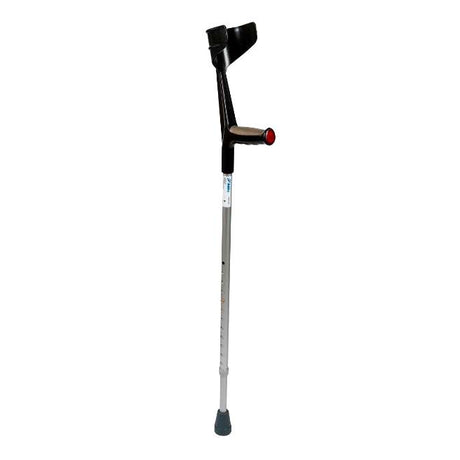 Krykke, Softgrip, Sort