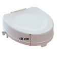 Toiletforhøjer med låg, 10 cm