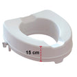 Toiletforhøjer uden låg, 15 cm - Seniorshop