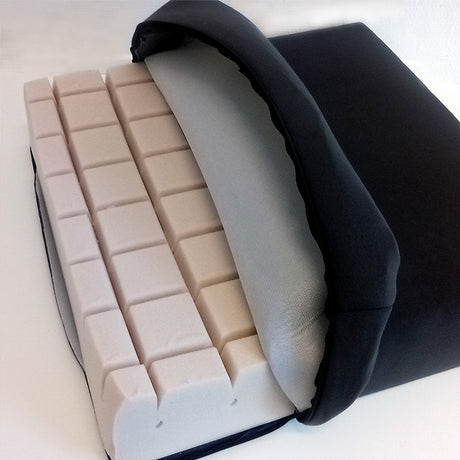 Velourbetræk til siddepude - 43x43x10 cm