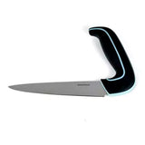 Ergonomisk køkkenkniv med anti-slip