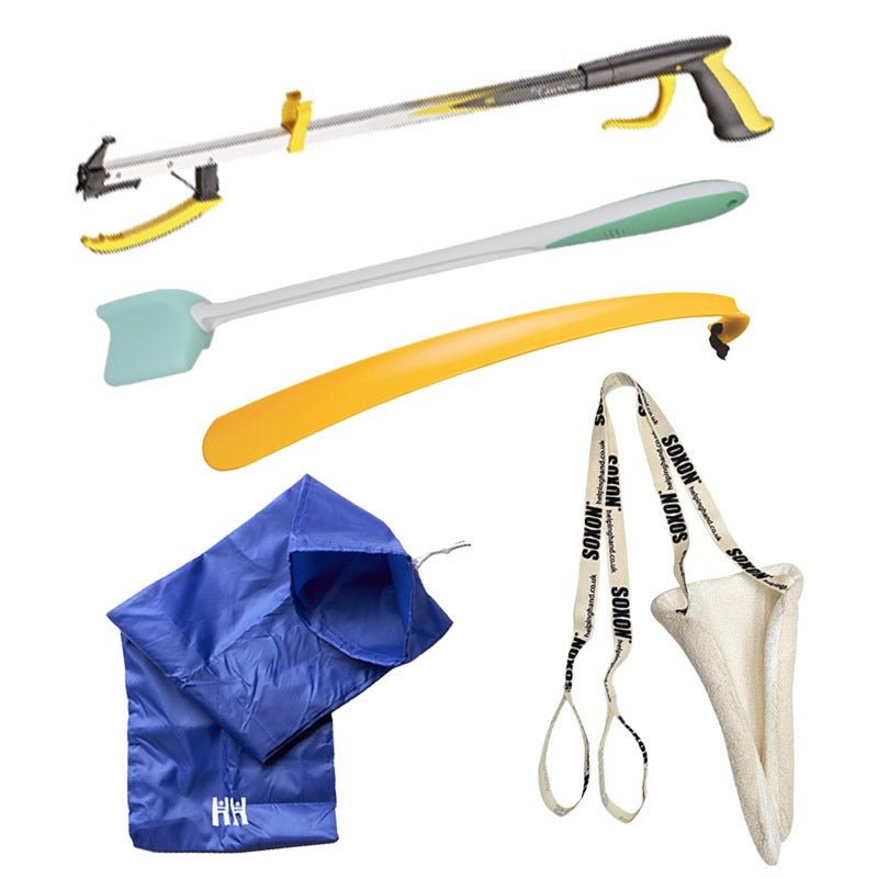 Sæt til hofteopererede & bevægelseshæmmede - 4 dele - Seniorshop