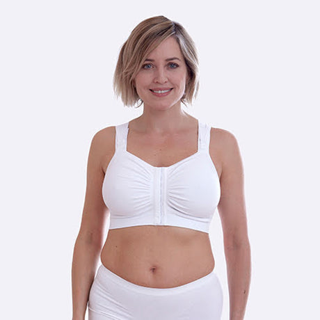 Weißer postoperativer BH - Mirabelle