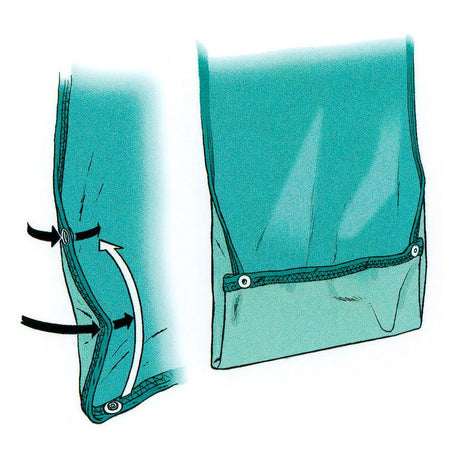 Spisestykke Velour - Grøn