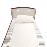 Glidelagen med satin - 100x200 cm