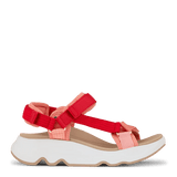 Green Comfort sporty damesandal - Rød